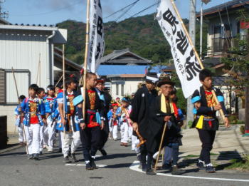 馬の塔行列と警護隊