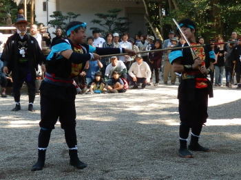 猿投町棒の手保存会鎌田流若衆中学生の部